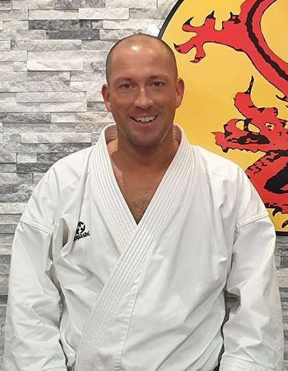 Kinder Karate Trainer David najdkowski